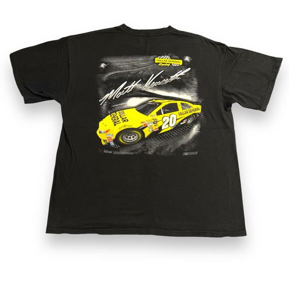 Nascar Matt Kenseth Dollar General Unisex Racing T Shirt Top Black Yellow XL - Picture 2 of 5